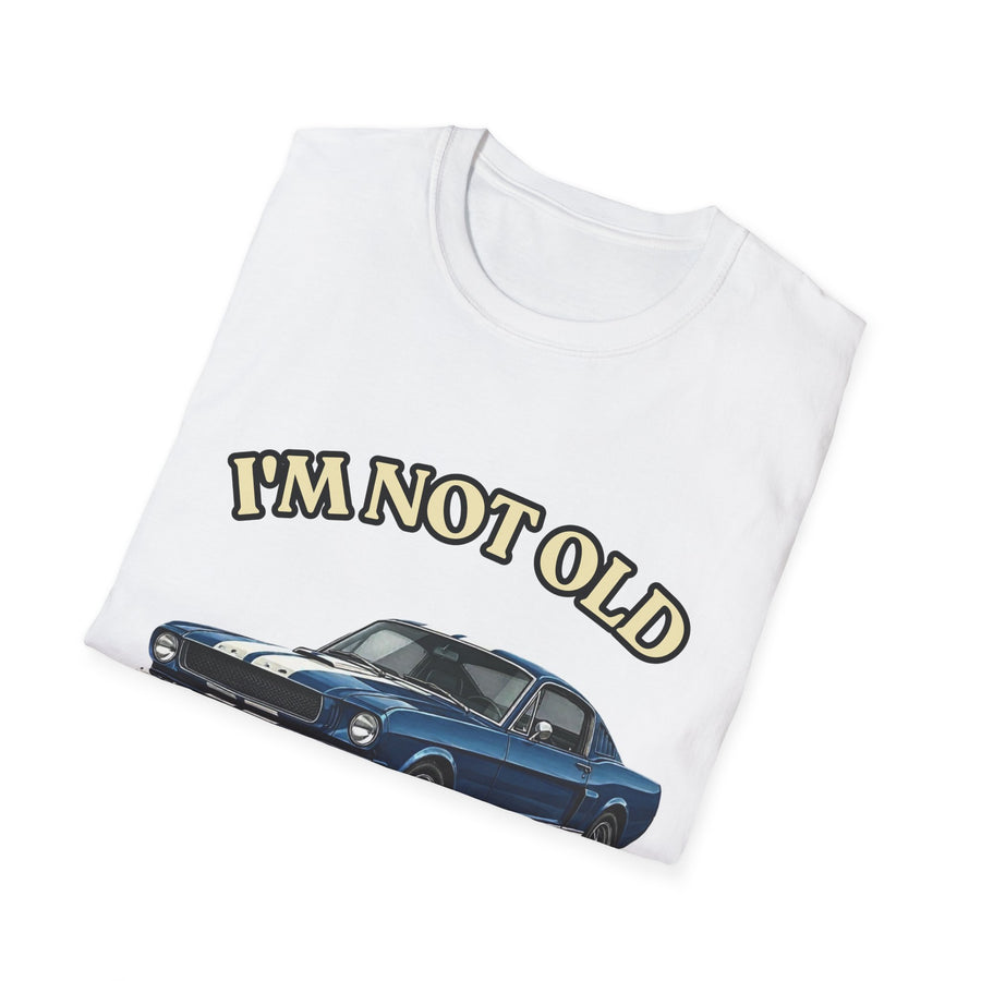 True Insights Geschenk zum 40. Geburtstag – T-Shirt Jahrgang 1987 Muscle Car | I'm Not Old I'm Classic