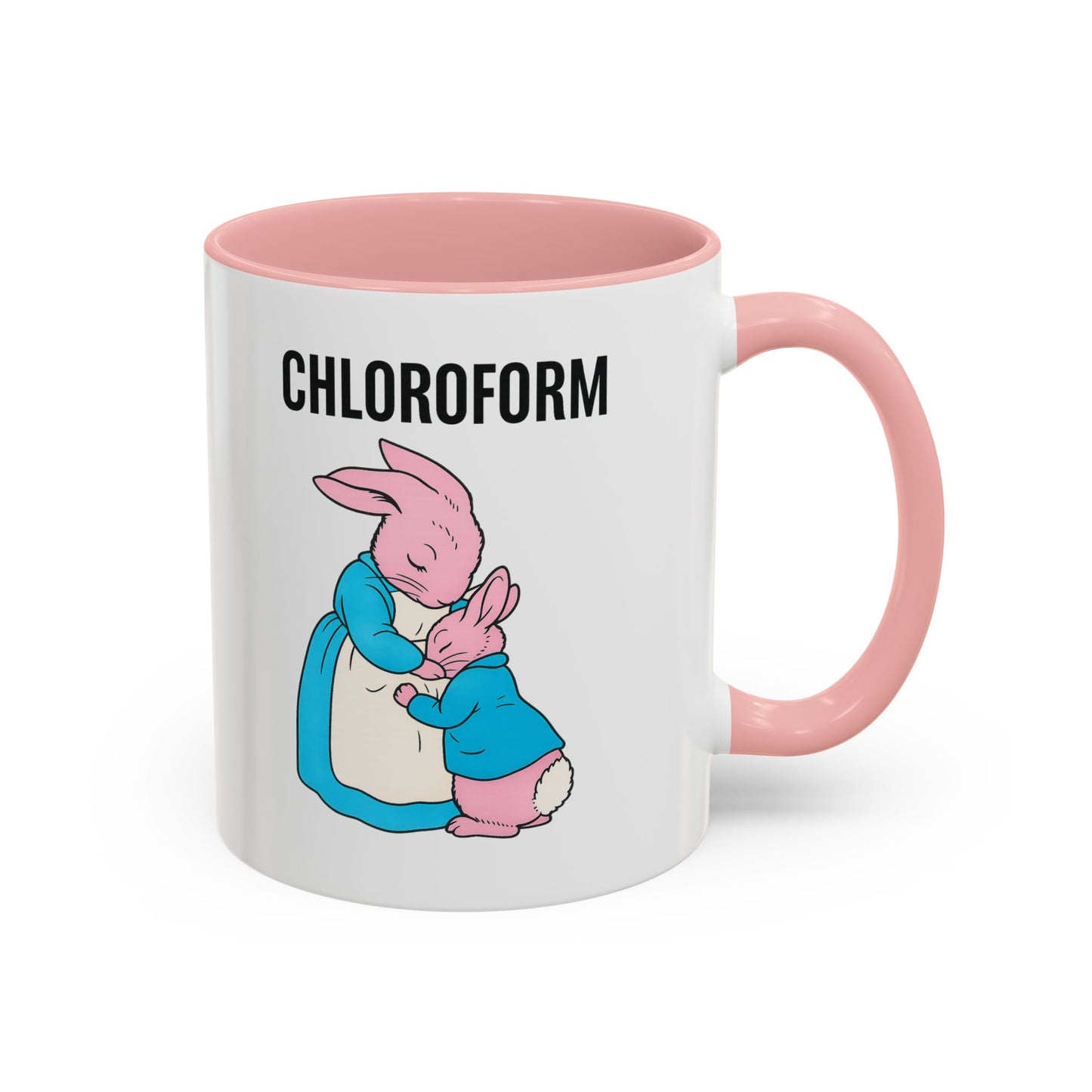 CHLOROFORM Hasen Tasse - Lustiges Schwarzhumor Kaffeebecher Geschenk für Sarkasmus-Fans