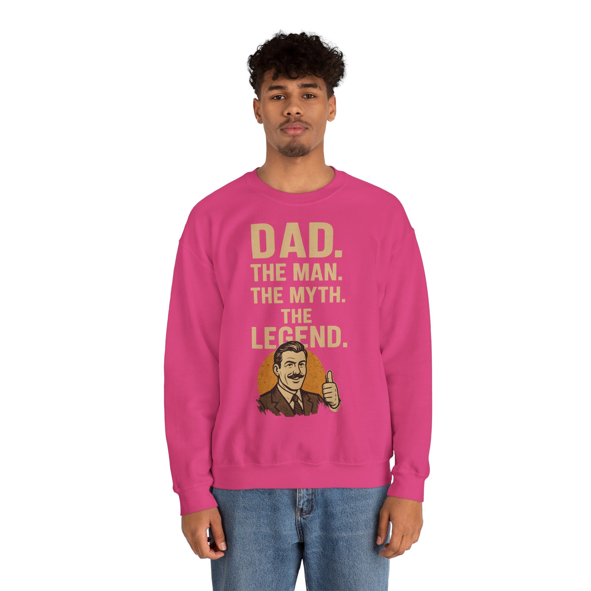 Sweatshirt – DAD. THE MAN. THE MYTH. THE LEGEND. - Sweatshirt für echte Legenden | True Insights Design mit Humor
