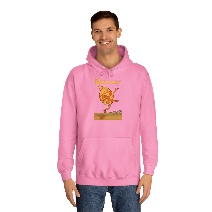 True Insights Egg Farts Hoodie – Surreales Retro-Ei-Motiv