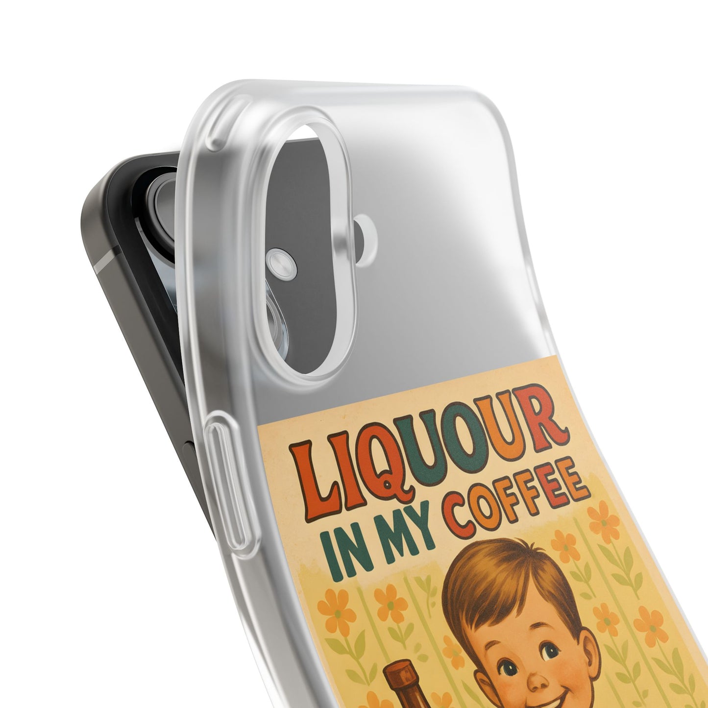 Handyhülle – „Liquor in My Coffee“ (Satire-Edition)-Phone Case-True Insights
