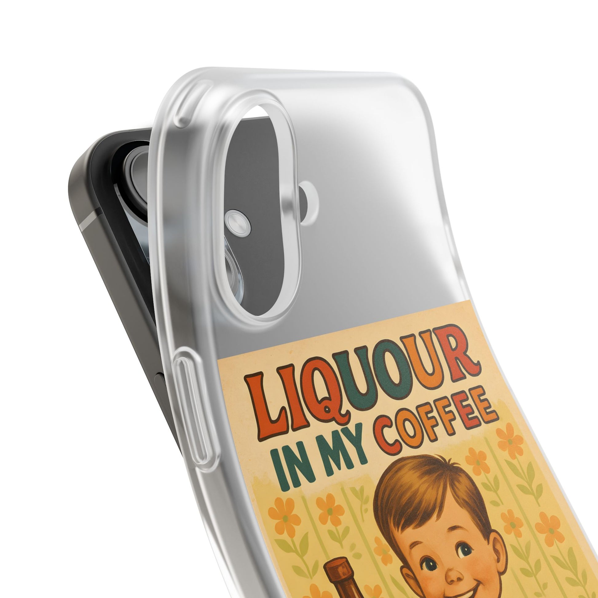 Handyhülle – „Liquor in My Coffee“ (Satire-Edition)-Phone Case-True Insights