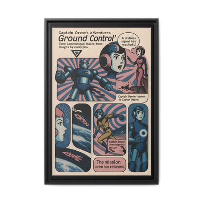 Captain Ozone – Retro Art Canvas
