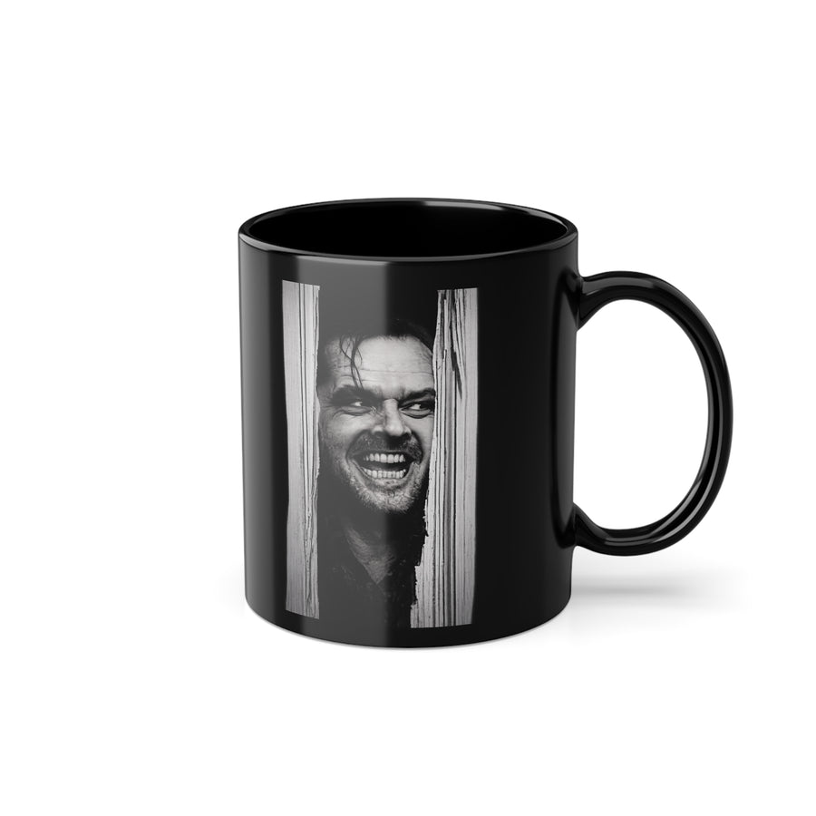 Mug Shining Noir - Jack Torrance Jack Nicholson Mug Film Culte Horreur - Cadeau pour Fans de Cinéma