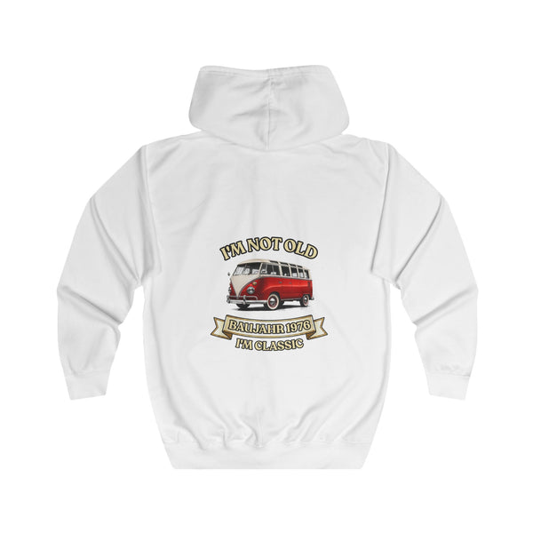 Jahrgang 1976 Zip-Hoodie – Geschenk zum 50. Geburtstag | VW Bulli