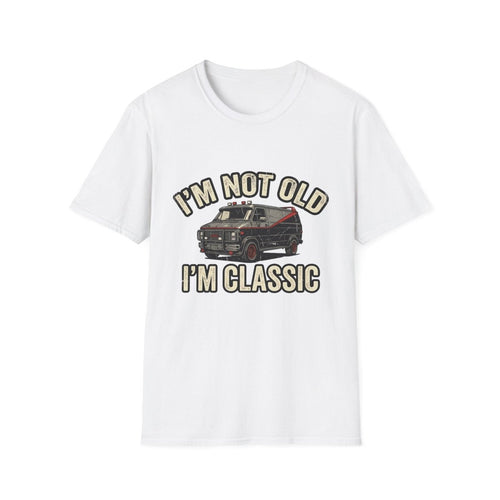True Insights T-Shirt I'm Not Old I'm Classic Retro Van 80er Motiv in Weiß