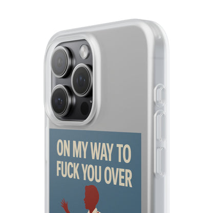 Sarkastische Handyhülle – „On my way to f*ck you over“ | Retro-Rennkind mit Punch-Phone Case-True Insights