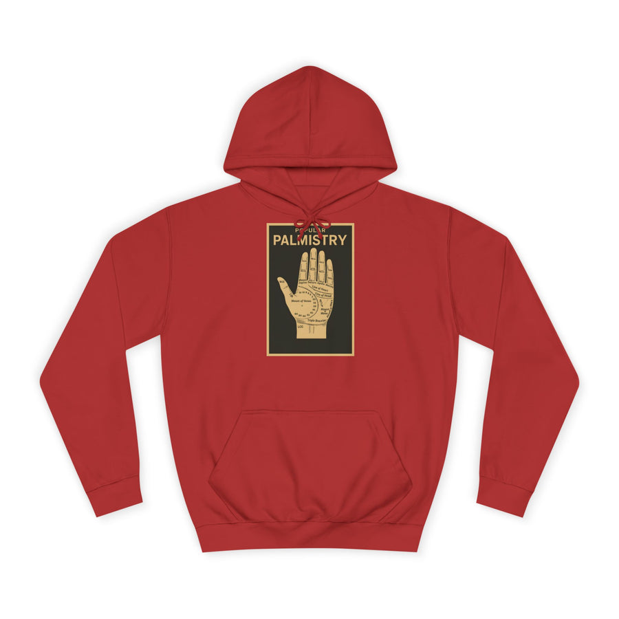 True Insights Popular Palmistry Hoodie – Vintage-Handlinien-Motiv