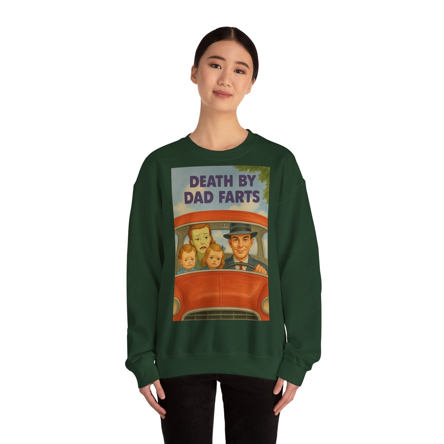 Sweatshirt – Dead by Dad Farts Sweatshirt – Lustiges Geschenk für Familien mit Humor | True Insights Design mit Humor