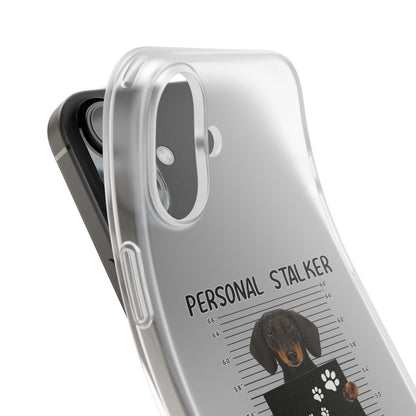 Dachshund Phone Case - Personal Stalker Design, Dog Lover Gift, Funny Pet Accessory, Cute Dog Case, Animal Lover Phone Cover