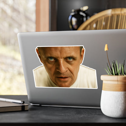 Intensiver Blick Portrait Sticker – Dramatisches Gesicht Aufkleber für Film-Fans & Deko