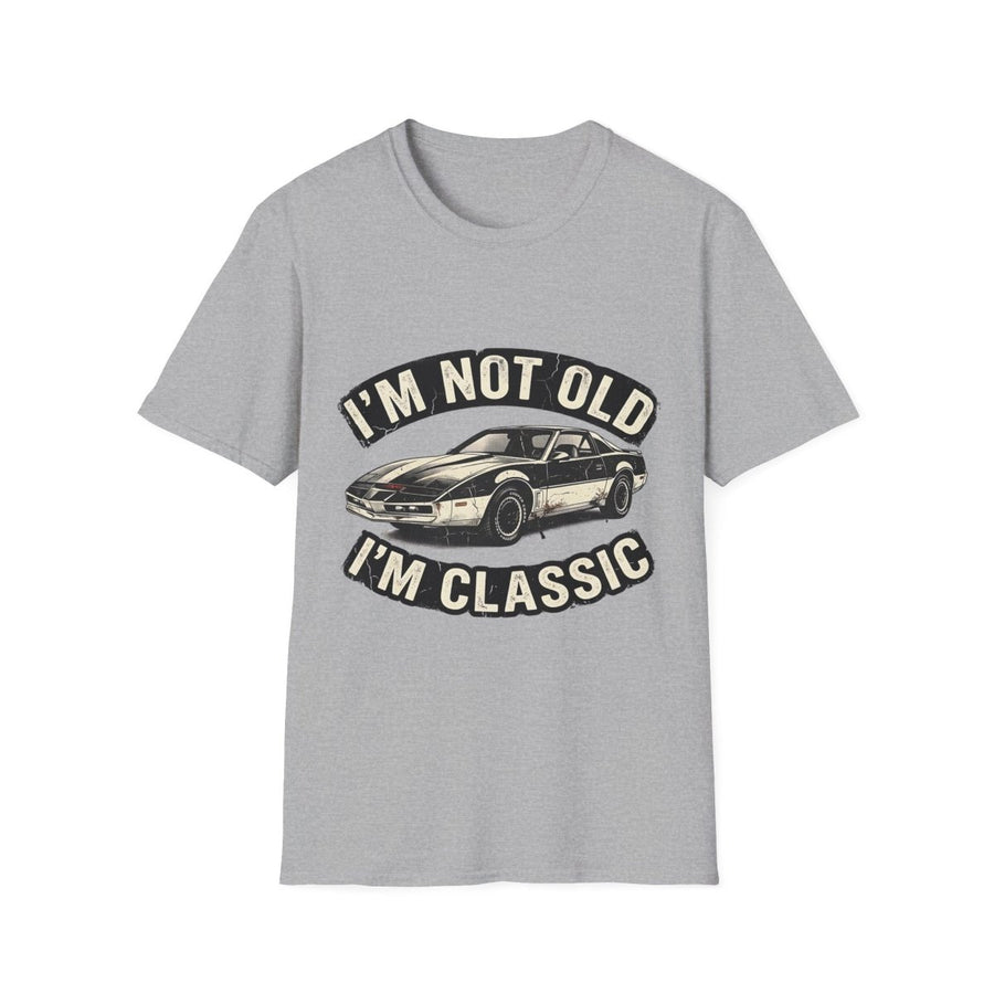 True Insights T-Shirt Im Not Old Im Classic in Sport Grey, lässiges Jahrgang-Motiv für Autoliebhaber