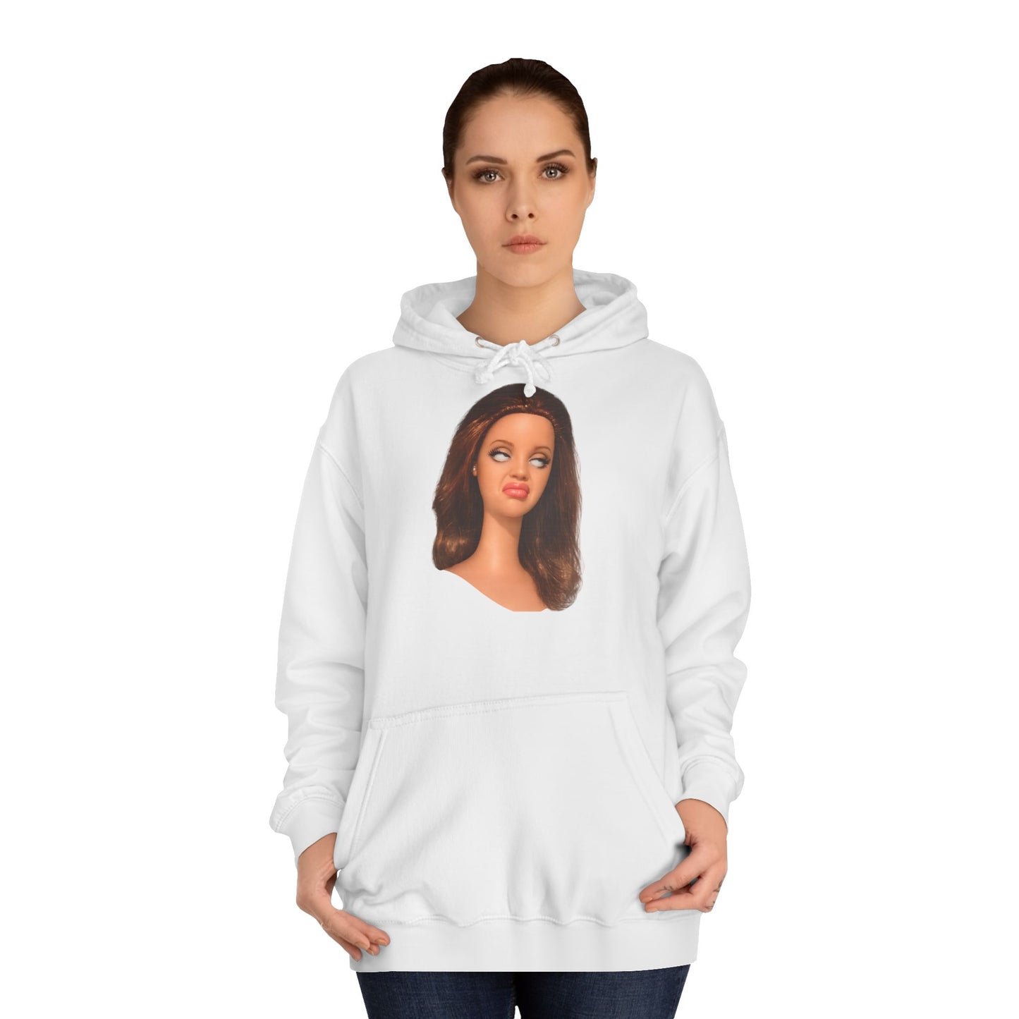 Lustiges Puppen-Meme T-Shirt | Genervter Gesichtsausdruck | Sarkastisches Barbie Face Shirt für Damen & Fans von Ironie