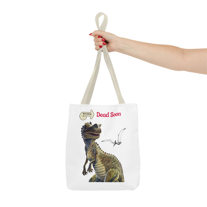 We'll All Be Dead Soon T-Shirt Unisex – Lustiges Dinosaurier Statement Shirt mit Flugsaurier, Sarkasmus & Nihilismus