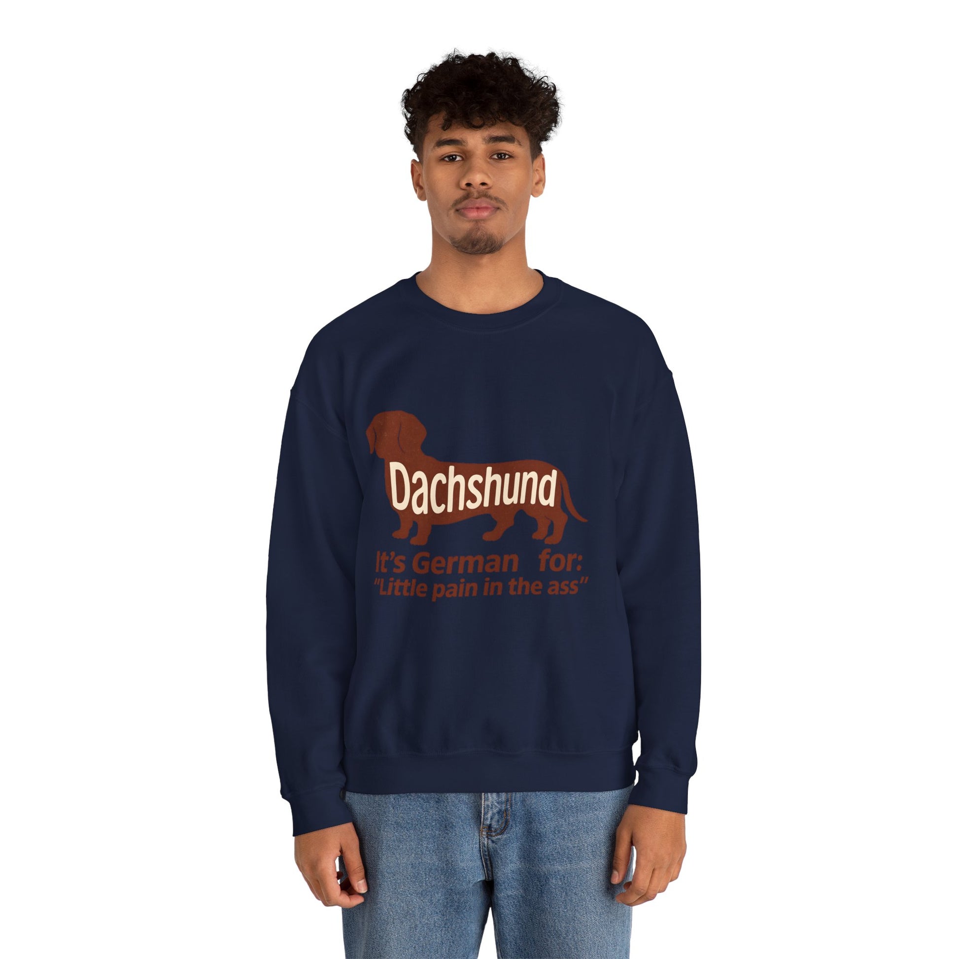 Dackel-Humor für Kenner: Sweatshirt mit frechem Spruch und kultigem Design – ideal für Hundefreunde mit Ironie. – Lustiges Sweatshirt | True Insights – Bild 23