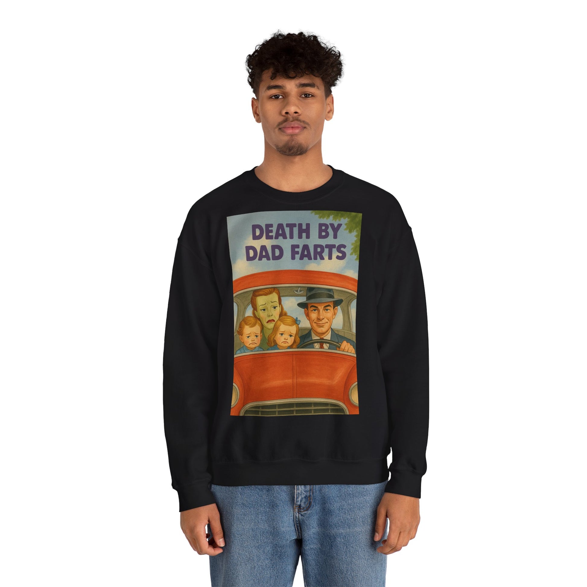Sweatshirt – Dead by Dad Farts Sweatshirt – Lustiges Geschenk für Familien mit Humor | True Insights Design mit Humor