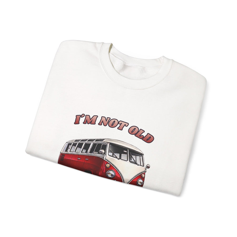 True Insights VW Bulli T1 Samba Sweatshirt – I'm Not Old I'm Classic Geschenk