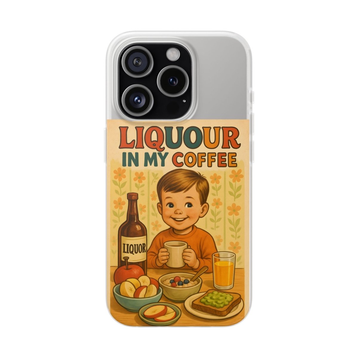 Handyhülle – „Liquor in My Coffee“ (Satire-Edition)-Phone Case-True Insights