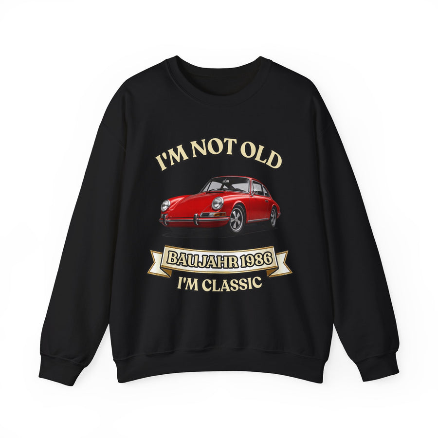Geschenk zum 40. Geburtstag – Sweatshirt Jahrgang 1986 Porsche 911