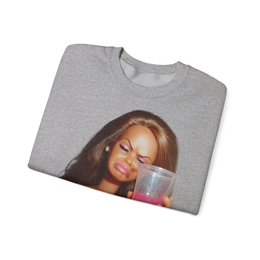 True Insights Barbicore Pullover mit lustigem Puppen-Meme Pink Drink Motiv für Partynächte