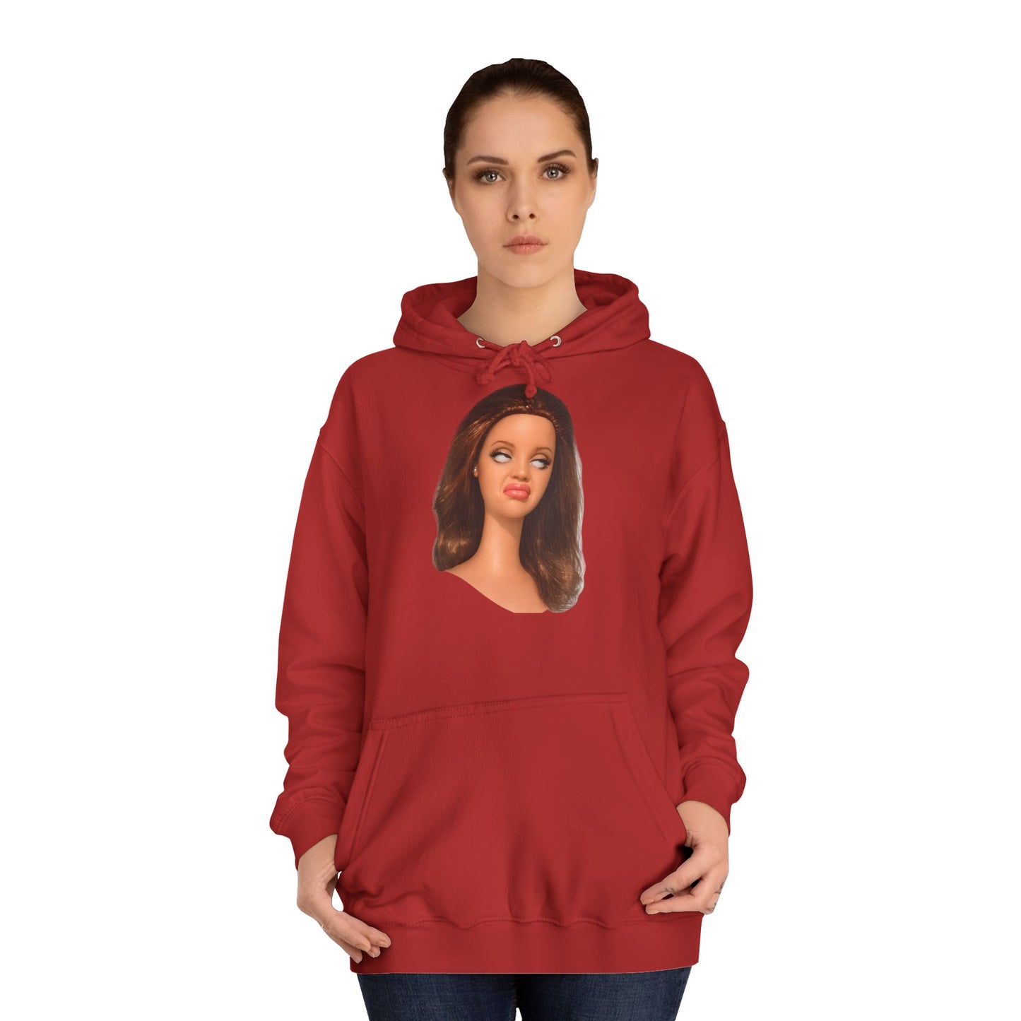 Lustiges Puppen-Meme T-Shirt | Genervter Gesichtsausdruck | Sarkastisches Barbie Face Shirt für Damen & Fans von Ironie