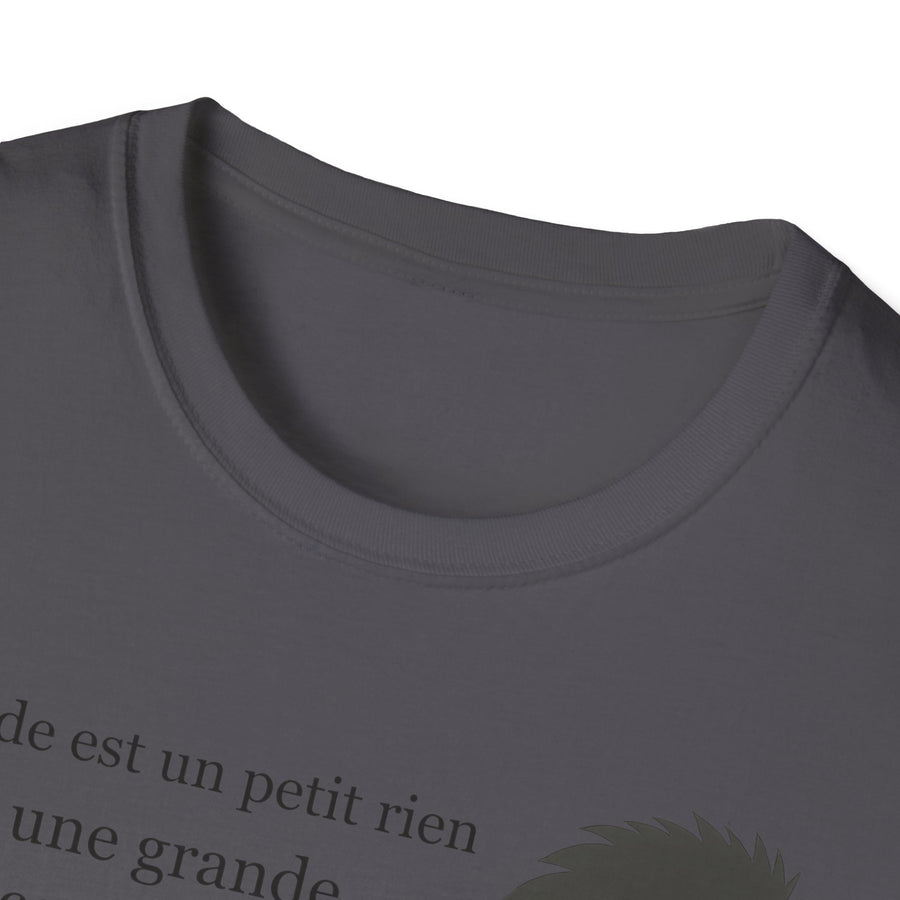 Dachshund T-Shirt – FRENCH print « L'attitude est un petit rien qui fait une grande différence » – Funny Gift for Dog Lovers