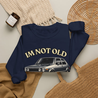 Baujahr 1976 Sweatshirt - I'm Not Old I'm Classic - Oldtimer Pullover zum 50. Geburtstag für Auto-Fans