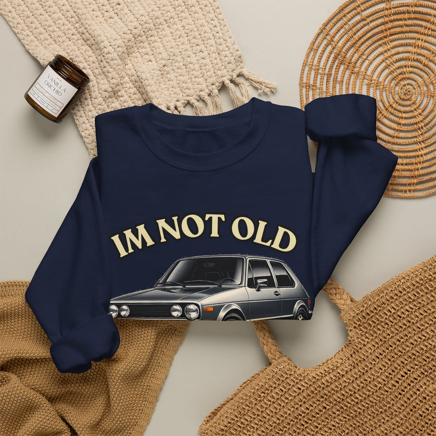 Oldtimer Sweatshirt – Abraham & Sarah cadeau 50 jaar