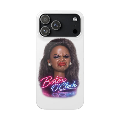 Botox O'Clock Handyhülle – Lustige Neon Diva Schutzhülle für Beauty-Fans, ideales Geschenk