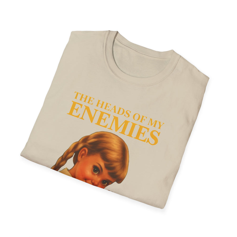 T-shirt satirique The Heads of My Enemies - Humour noir design rétro