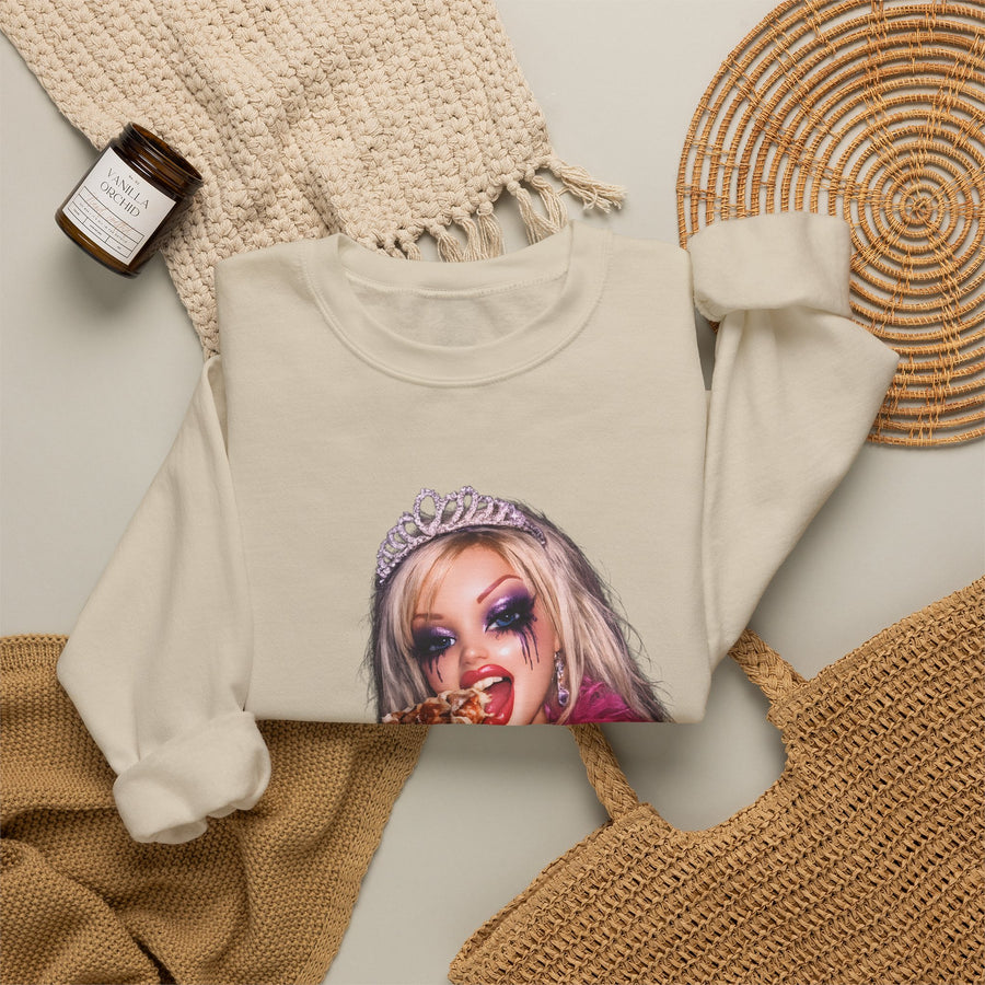 Princess Punk Sweatshirt – Freches Party-Motiv mit Drag-Queen-Glam