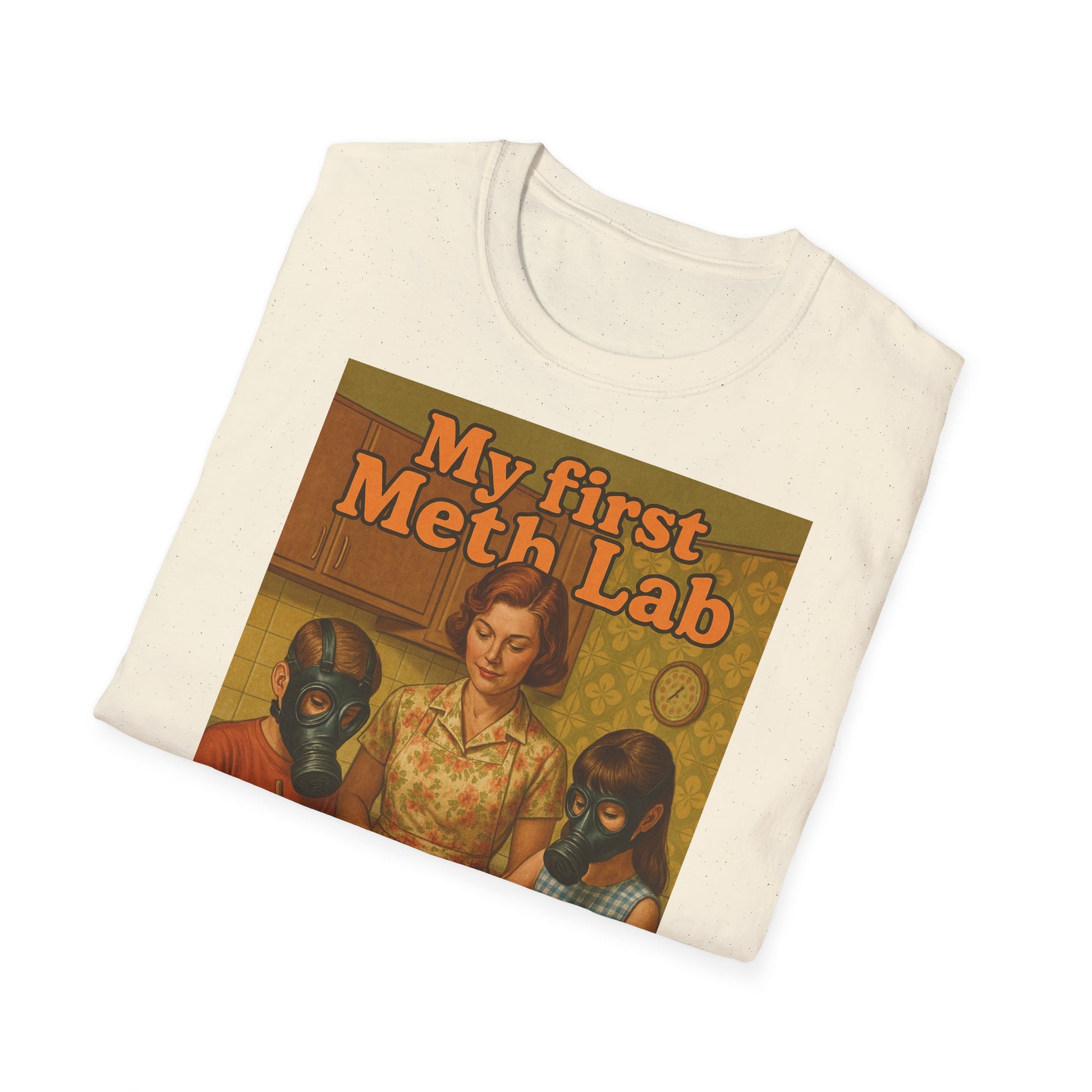 Retro My First Meth Lab T-Shirt - Family Cooking – Freches Satire-Design für mutige Statements | True Insights