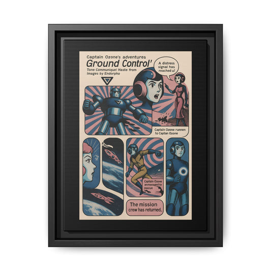 Captain Ozone – Retro Art Canvas