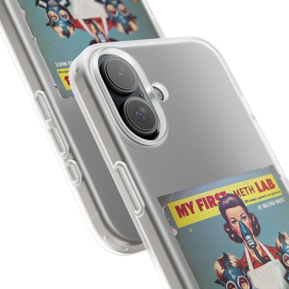 „My First Meth Lab“ Handyhülle – Schwarzer Humor im Retro-Look-Phone Case-True Insights