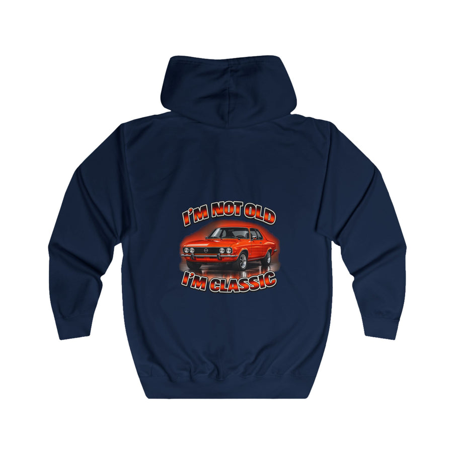 True Insights Opel Manta Zip-Hoodie – I'm Not Old I'm Classic Geschenk für Manta-Fans