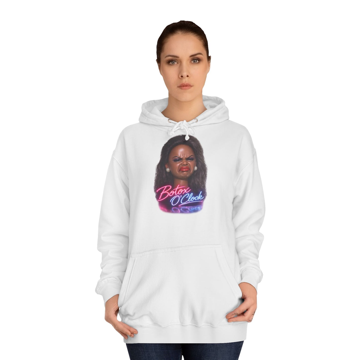 Botox O'Clock Hoodie – Lustiges Neon Beauty Motiv für Botox-Fans, Damen & Herren Geschenk