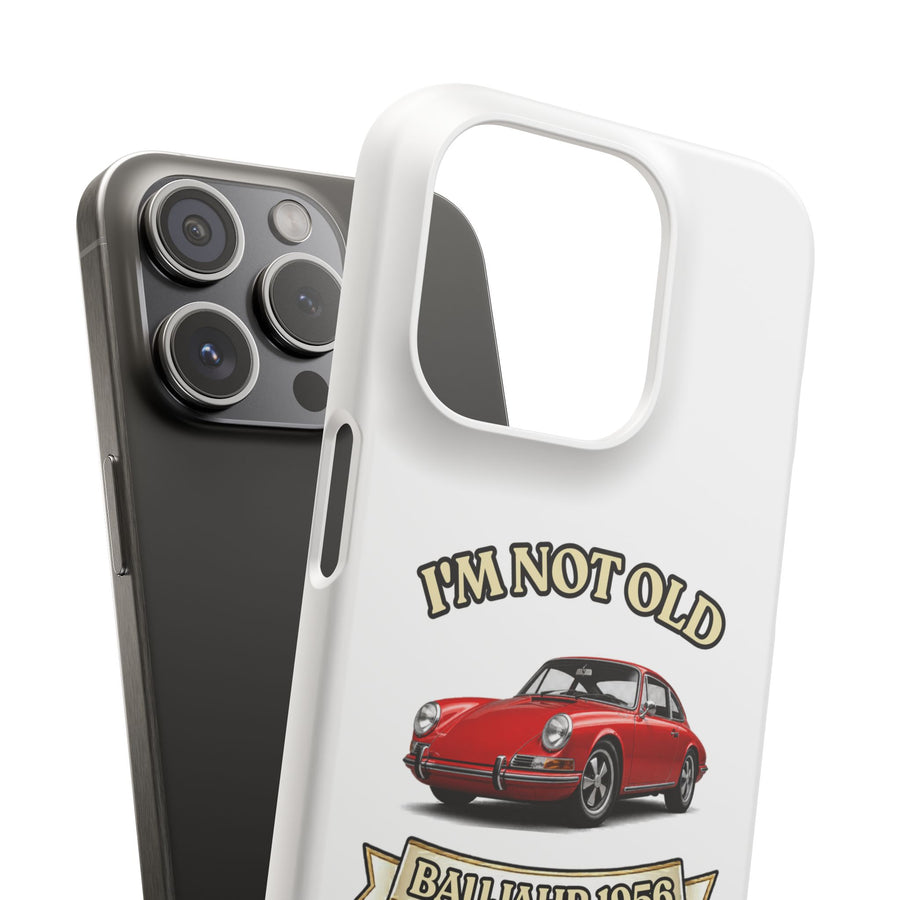 True Insights Jahrgang 1956 Handyhülle Roter Sportwagen
