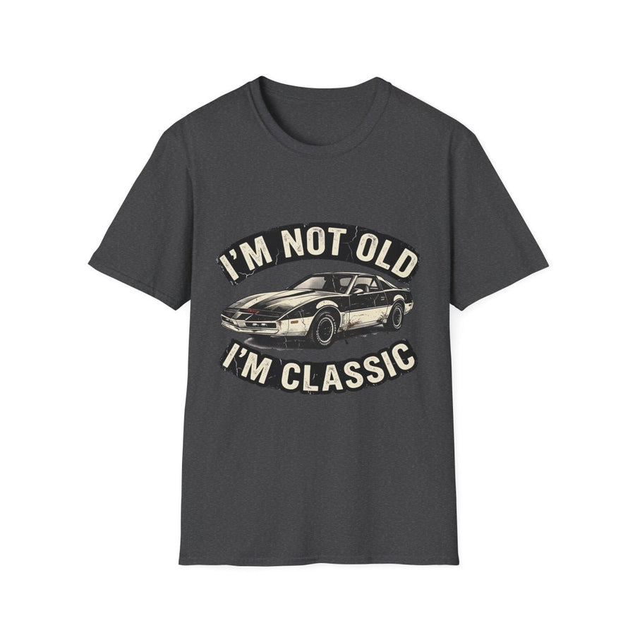 True Insights T-Shirt Im Not Old Im Classic in Dunkelgrau meliert, klassisches Sprüche-Motiv