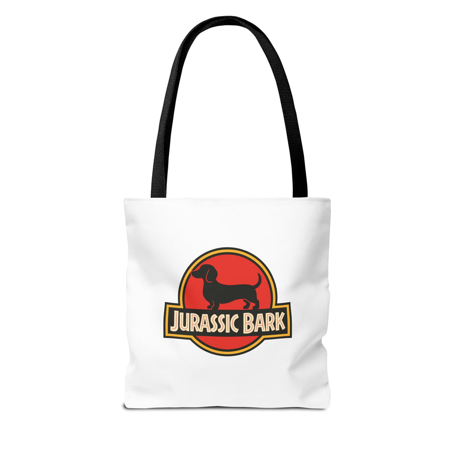 Jurassic Bark Tote Bag – Sac en tissu teckel parodie, cadeau drôle pour amoureux des chiens & fans de teckels