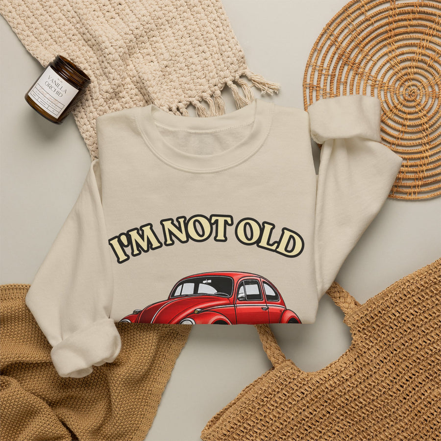 Born in 1976 Sweatshirt – 50th Birthday Gift | VW Beetle