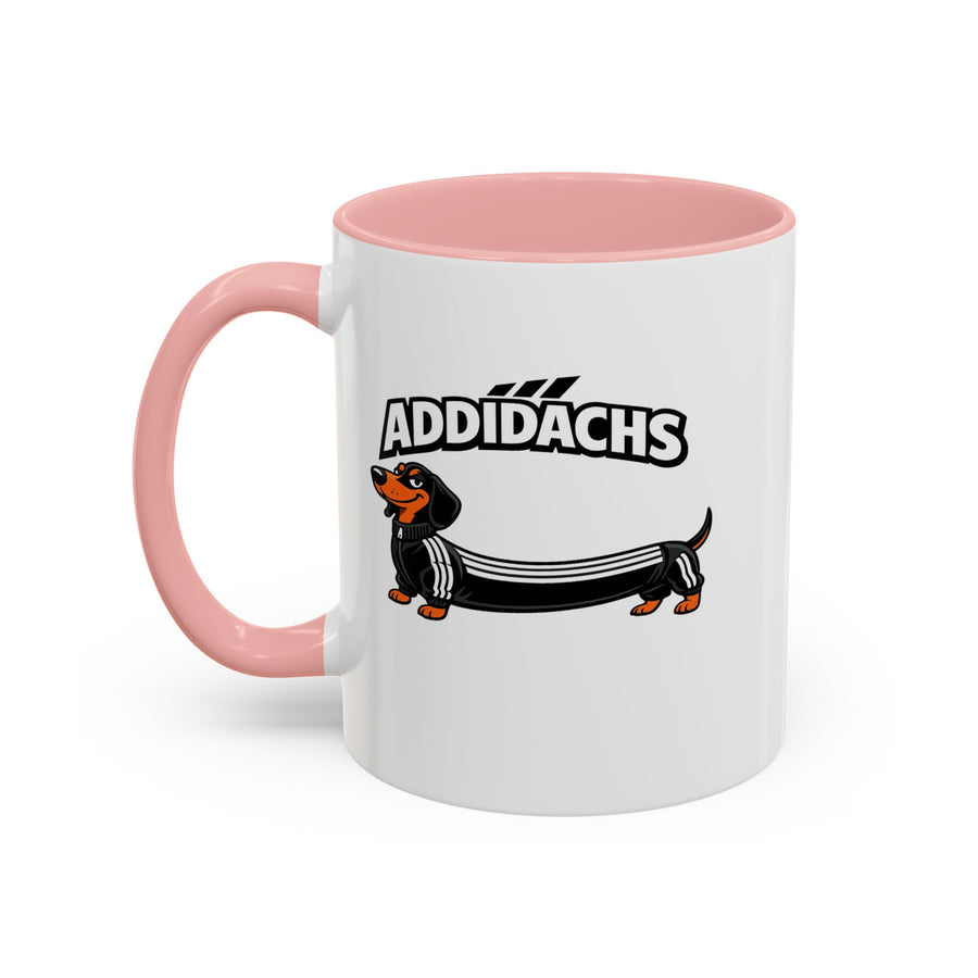 Mug Teckel Rigolo 'ADDIDACHS' - Tasse Chien Sportif pour Amoureux des Teckels