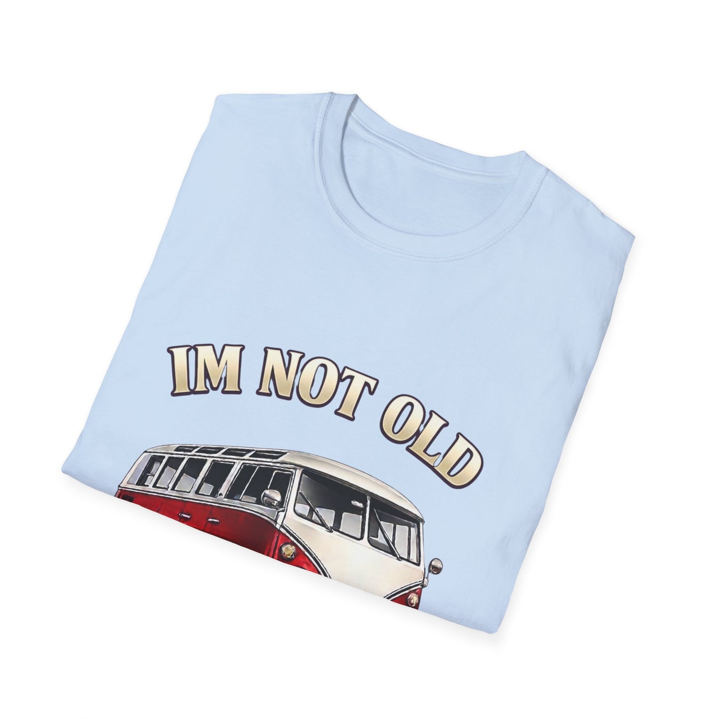 True Insights T-Shirt Oldtimer Samba Bus Motiv Im Not Old Im Classic, lockerer Sommerlook