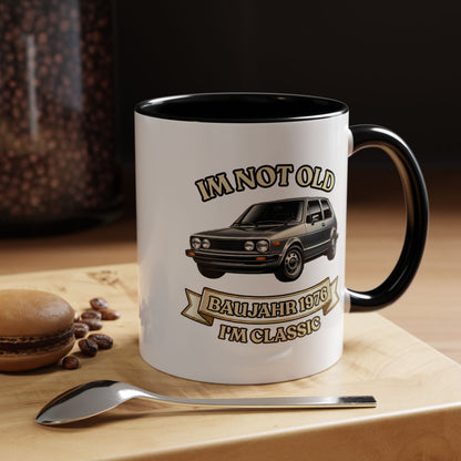 Tasse Baujahr 1976 - I'm Not Old I'm Classic - Oldtimer Kaffeebecher zum 50. Geburtstag