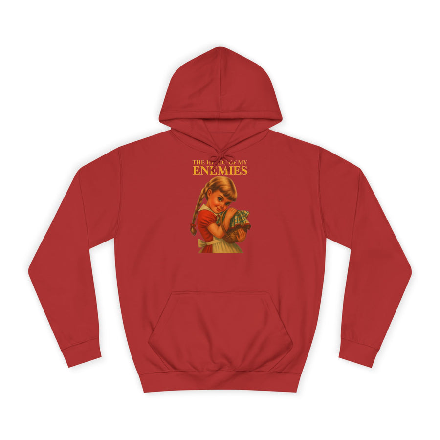 True Insights The Heads of My Enemies Hoodie – Retro-Satire im Kinderbuch-Stil