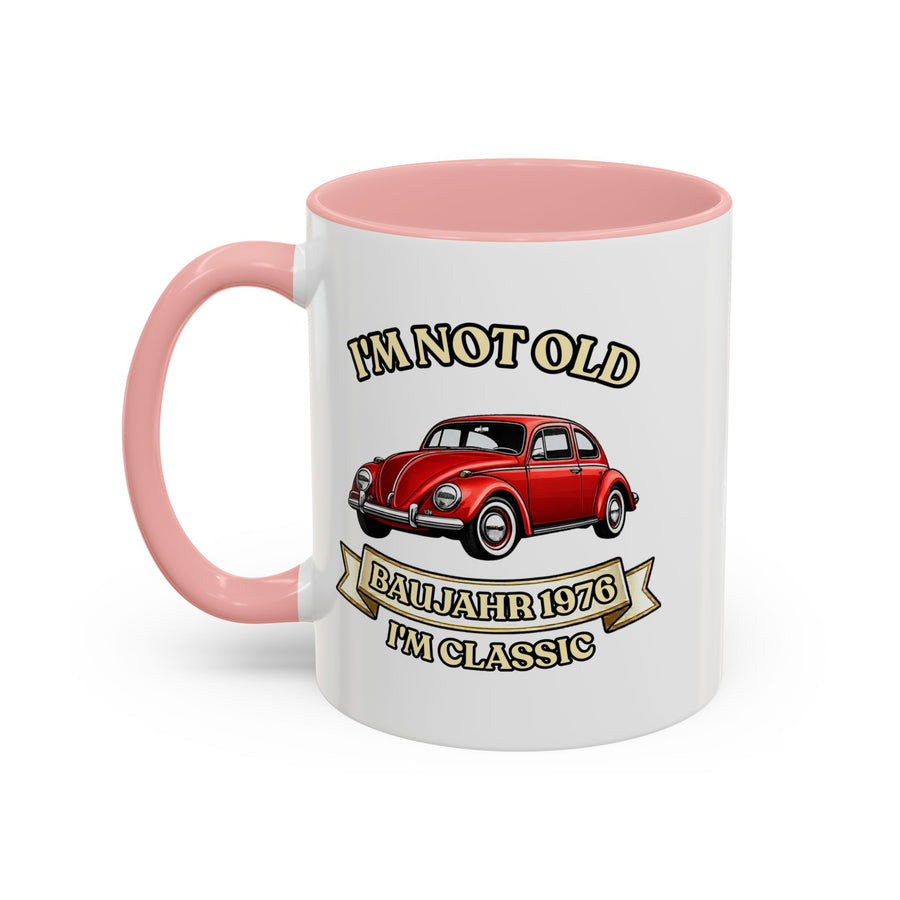 Born in 1976 Mug – 50th Birthday Gift | VW Beetle