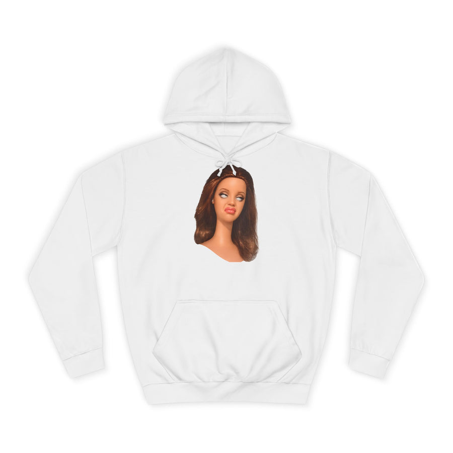 Funny Doll Meme Hoodie | Annoyed Face | Sarcastic Barbie Face Hoodie for Women