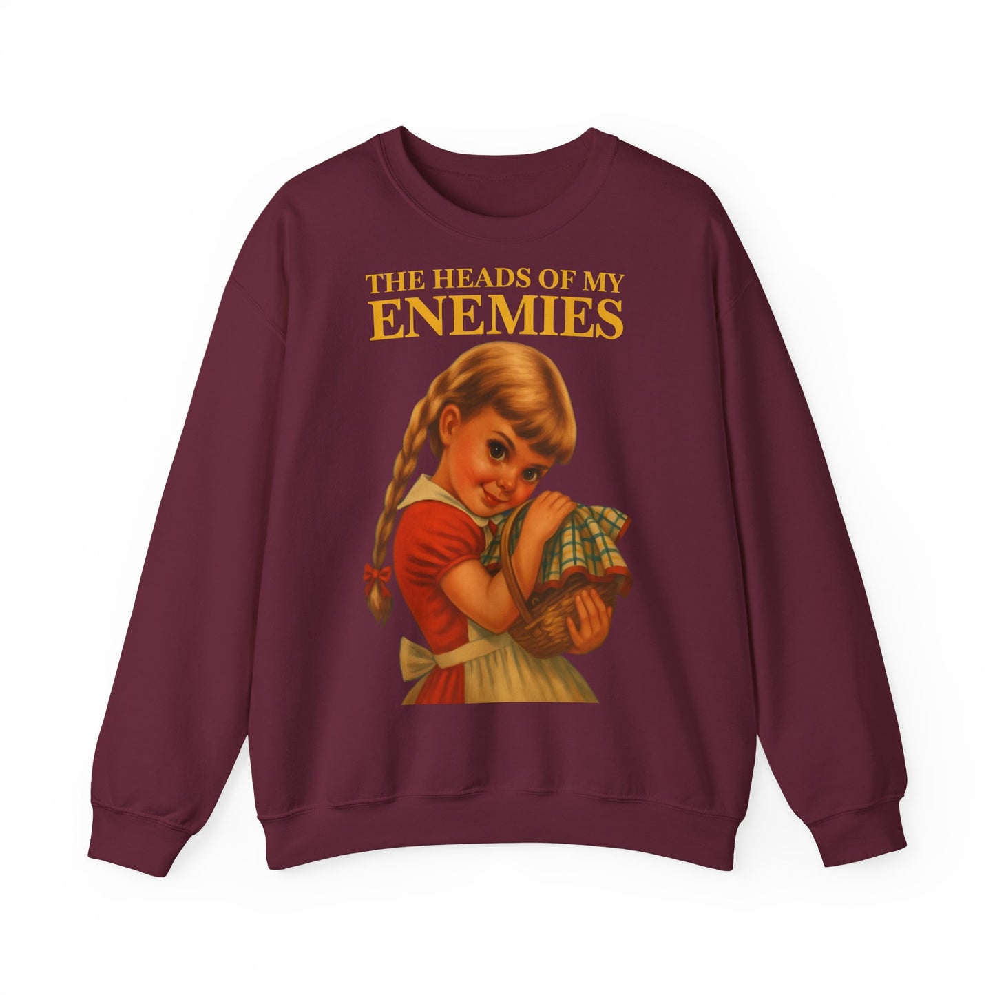 Sweatshirt “The Heads of My Enemies” – Subversive art to wear