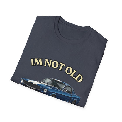 Jahrgang 1950 T-Shirt Oldtimer I'm Not Old I'm Classic  Geschenk zum 76. Geburtstag Mann Retro Kultauto Klassiker Vintage Auto True Insights