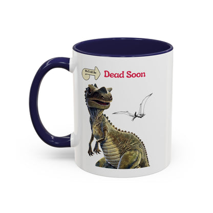 We'll All Be Dead Soon T-Shirt Unisex – Lustiges Dinosaurier Statement Shirt mit Flugsaurier, Sarkasmus & Nihilismus