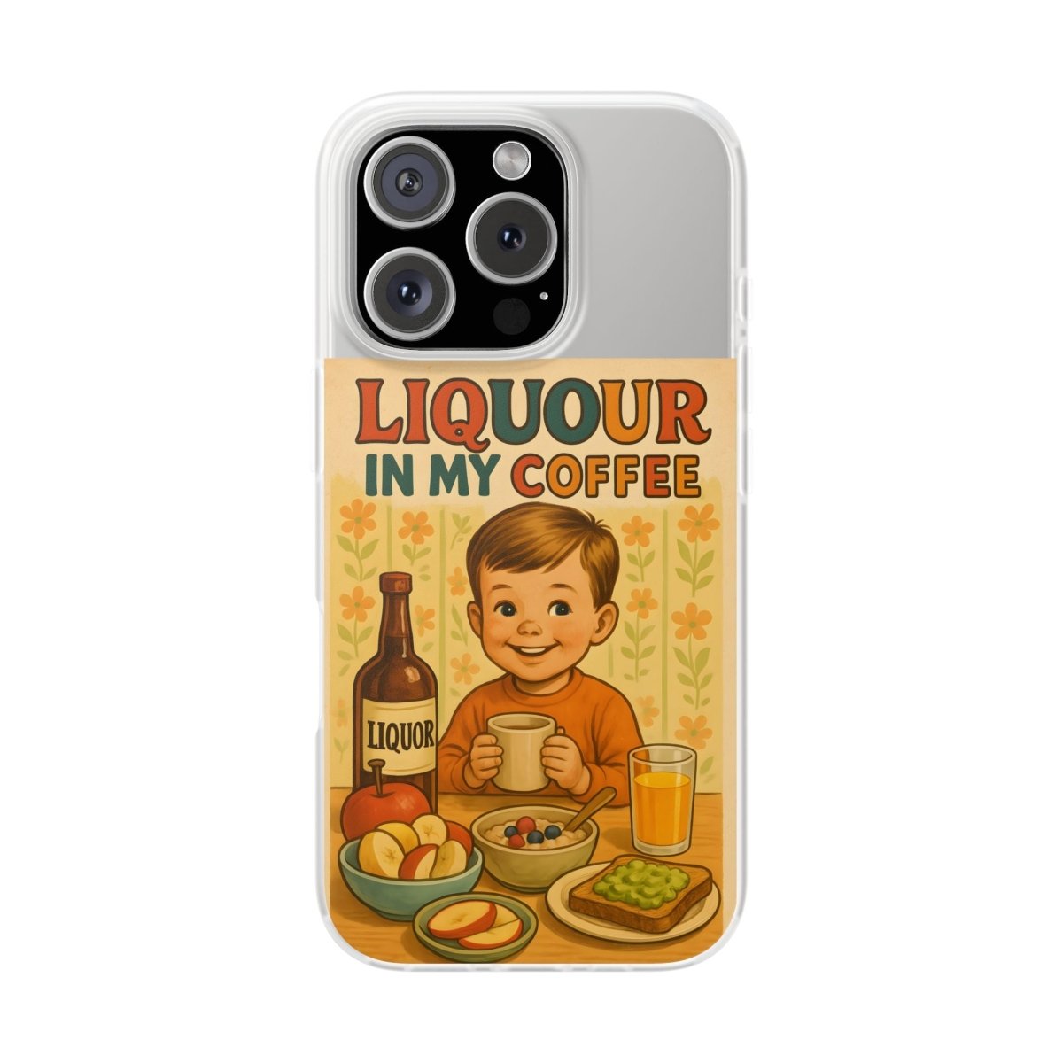 Handyhülle – „Liquor in My Coffee“ (Satire-Edition)-Phone Case-True Insights